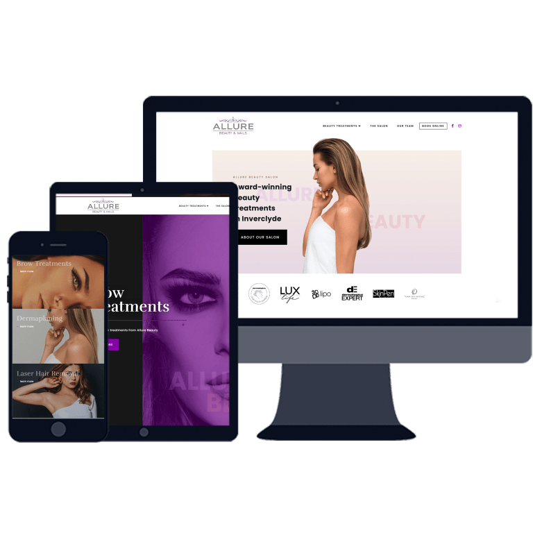 beauty website developers in the UK